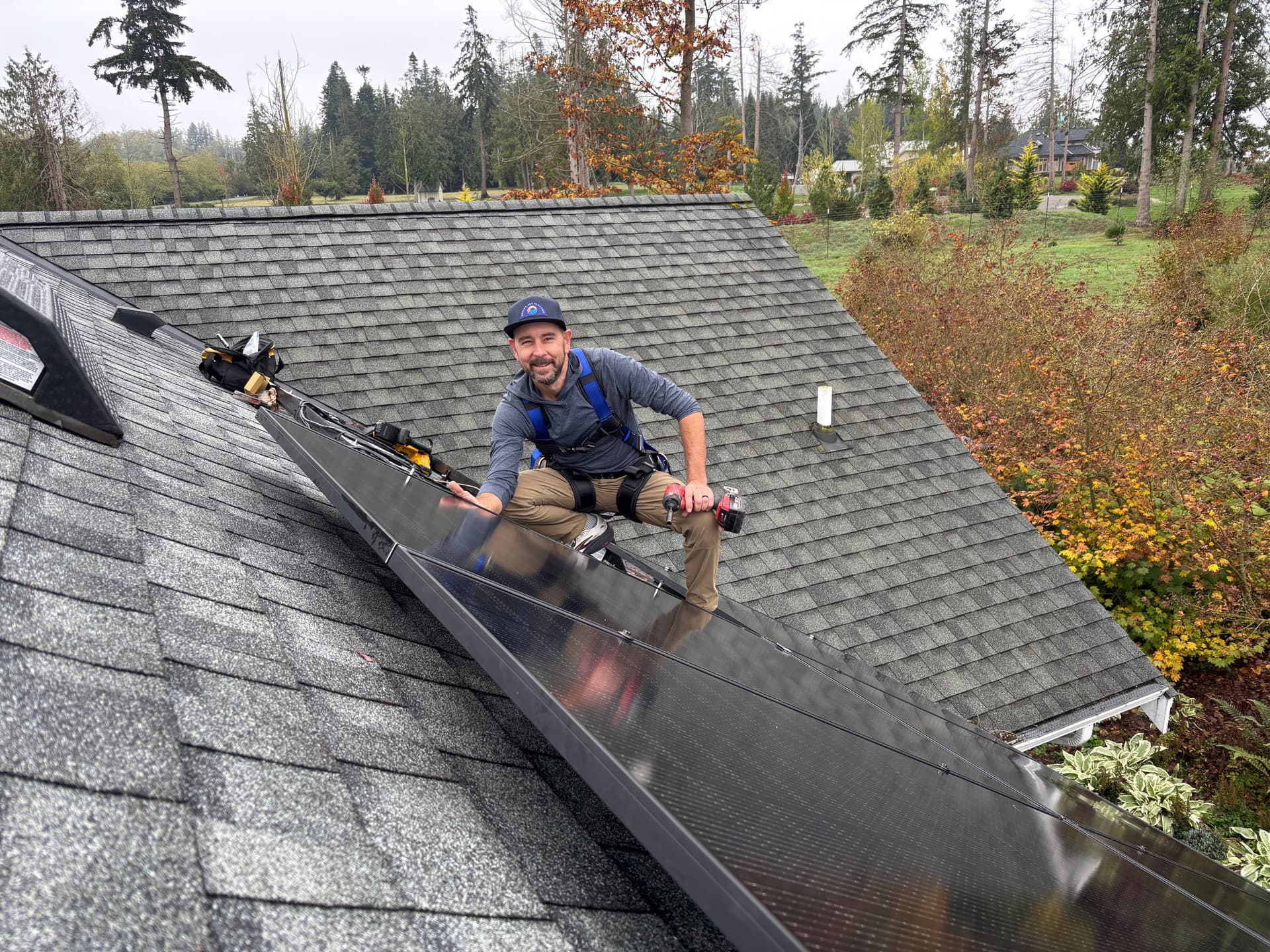 Jordan on a roof