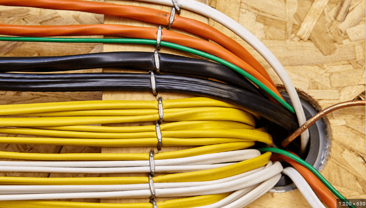 organized electrical wiring